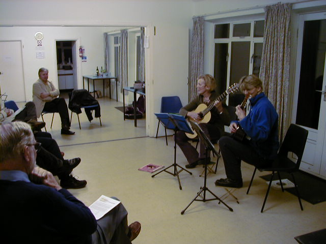 The Blandford Forum Guitar Evening, November 2008.